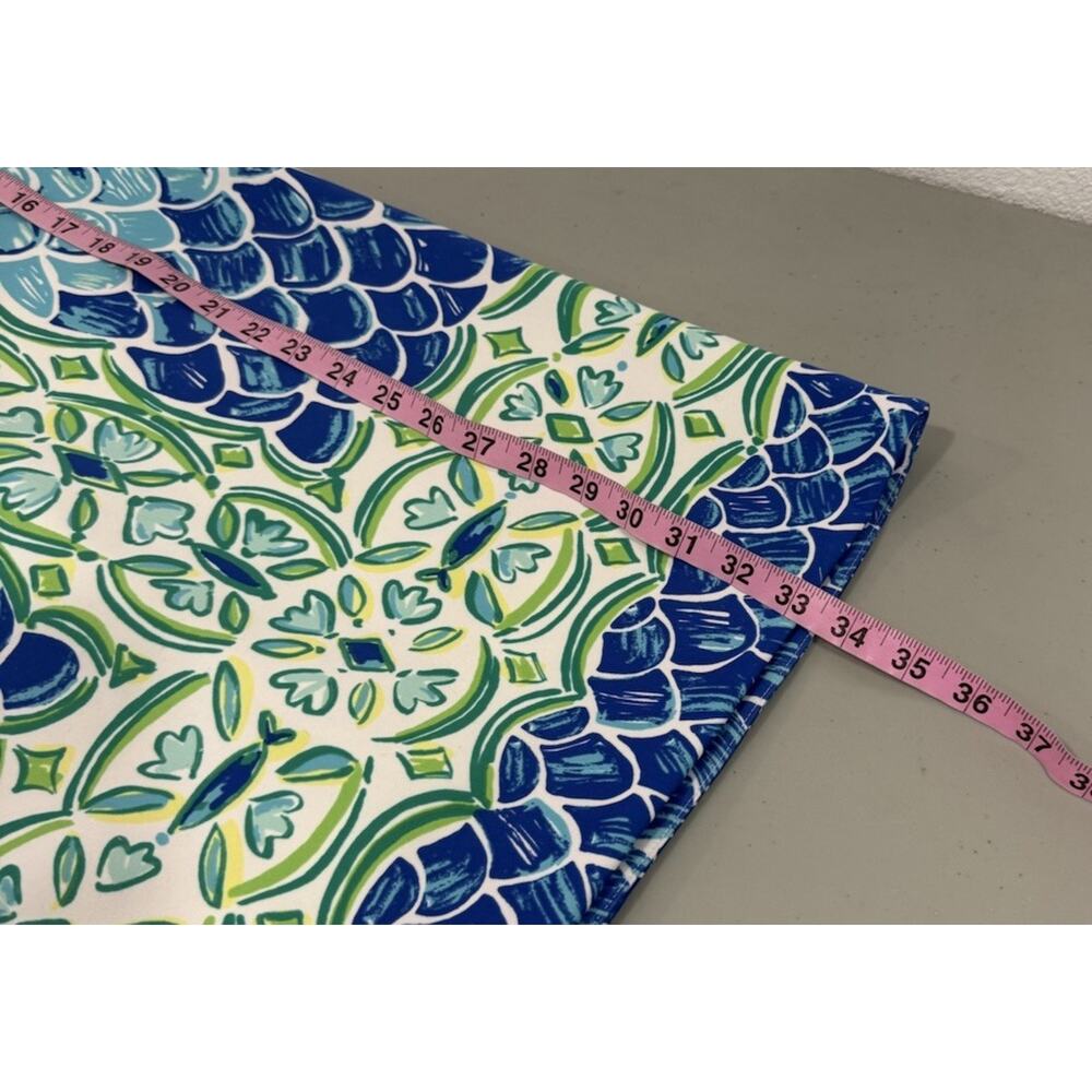 Lilly Pulitzer Perla Shift Dress fish Scale Scuba neoprene Beach Preppy XS - Picture 7 of 7